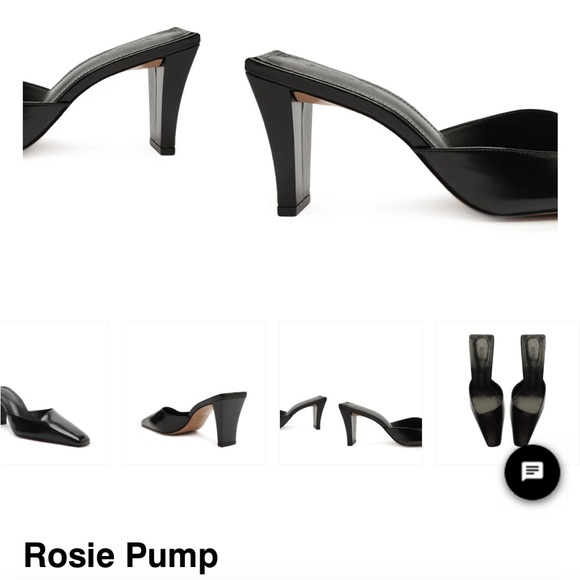 Black Leather Heel - Picture 6 of 6